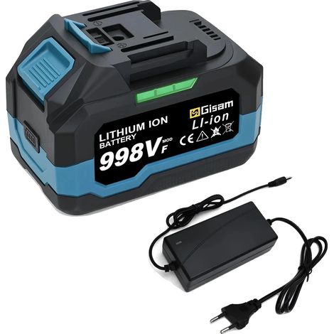 Batería recargable, capacidad de 4,0 Ah, voltaje de 18 V, 1x988VF-1xCargador (1/2)