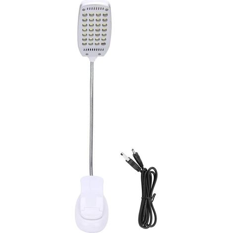TOPINCN Lampe de Table à Clip LED, Haute luminosité, 28LED, (1/5)