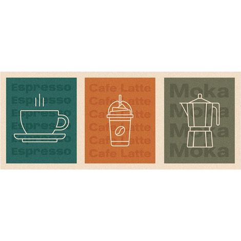 Tapis Decor De Cuisine Cafes 50x120x04 Cm - Id Mat - Id Group (1/2)