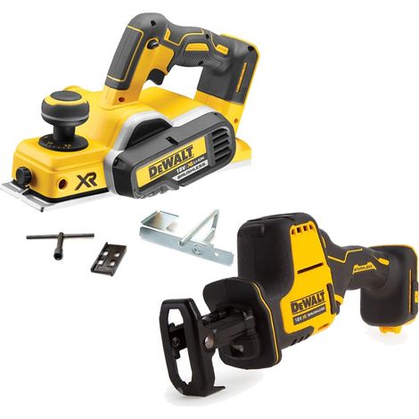 Dewalt DCP580N 18v XR Cordless Brushless Planer & Fence & DCS369N Recip Saw Bare (1/4)
