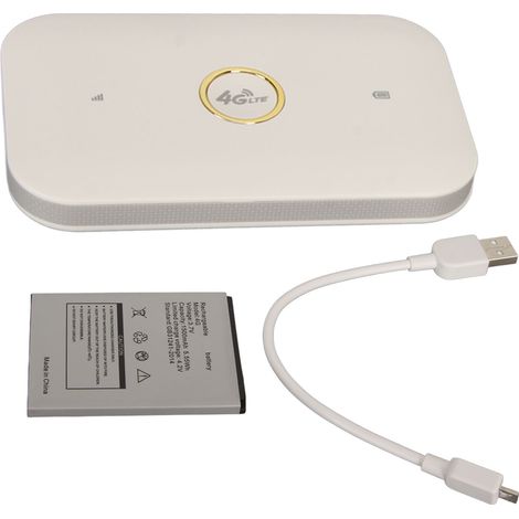 4G-WLAN-Router (150 Mbit/s), Micro-SIM-Slot, unterstützt bis zu 10 Geräte, 4G-LTE-USB-Modem (1500 mAh) für Büro, Reisen und Zuhause