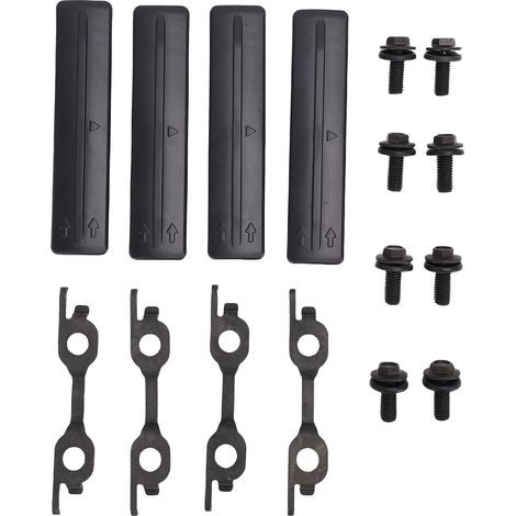 Kit de desmontaje de portaequipajes de techo - Kit de relleno con cubierta metálica ABS negra - Compatible con Toyota RAV4 2006-2018 - OEM 63185-42020 (1/5)