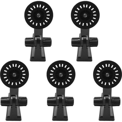 Lot de 5 mur support de fixation support Cam rangement Pied support 180 Degree réglable pour Cloud caméra 291 série Wifi maison Camara(noir) (1/5)
