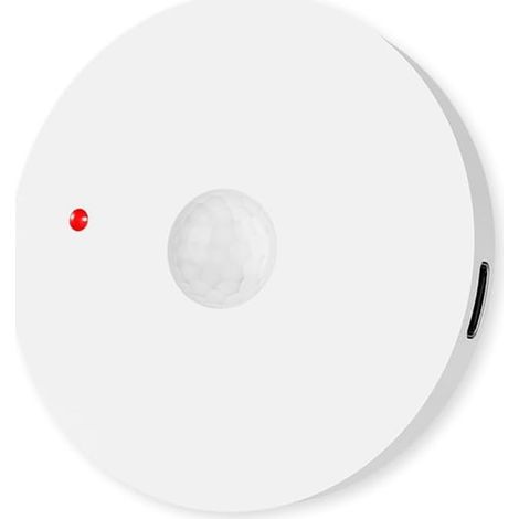 Tuya Smart Alarme Infrarouge Humain Wifi Détecteur de Mouvement PIR avec Luminosité et Contrôle à Distance de Protection de Sécurité (1/5)