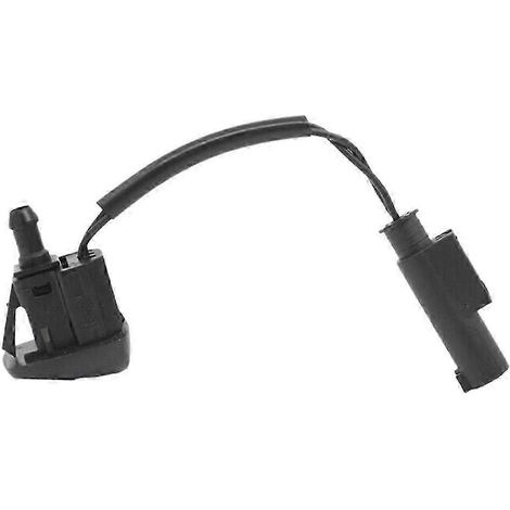 Neue beheizte Scheibenwaschdüse 61667046060 für BMW 5er E60 E61 2004-2010 525i Schwarz