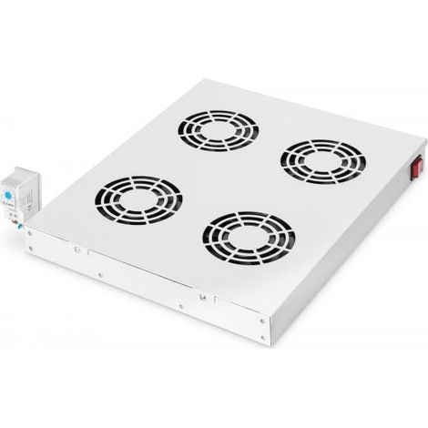 Digitus Sistema Di Ventilazione Con Termostato Montaggio Frontale In Armadi 19” Con 4 Ventole (Dn-19 Fan-4-Ho) (1/4)