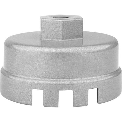 Clé de Retrait du Capuchon du Boîtier de Filtre à Huile Universelle En Aluminium (Blanc) (1/5)