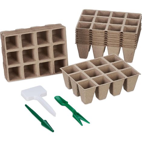 Macetas de cultivo 192 sets con accesorios