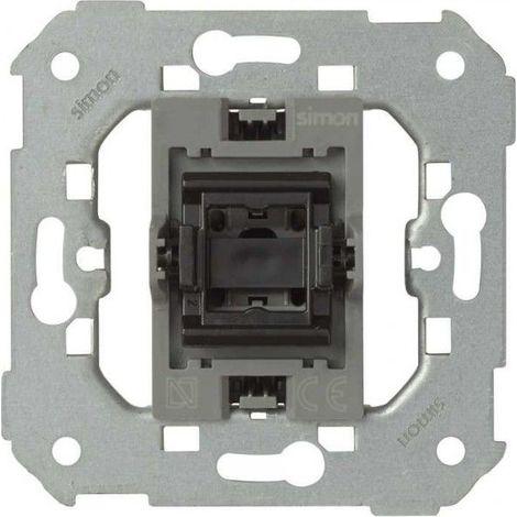 Simon 82 Drucktaster (Mechanismus) 10 A 250 V, Schnellverbinder, 1 Klick 7700150-039
