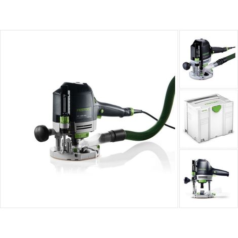 Festool – Défonceuse 1400W avec course 70mm – Vitesse 10000-25000 min-1 – Pour fraisage précis de bois dur – Systainer inclus