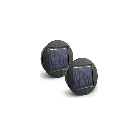 Lampes solaires de rechange, diamètre 8 cm, lot de 2 (1/5)