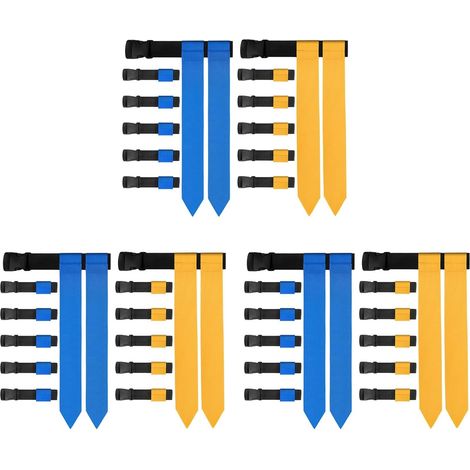 Ceintures de Flag Football, Ensemble de Flag Football Réglable pour 42 Joueurs pour la Compétition D'Entraînement Sportif (1/5)