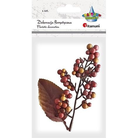 Bouquet de baies avec feuilles mélangées 1 pièce
