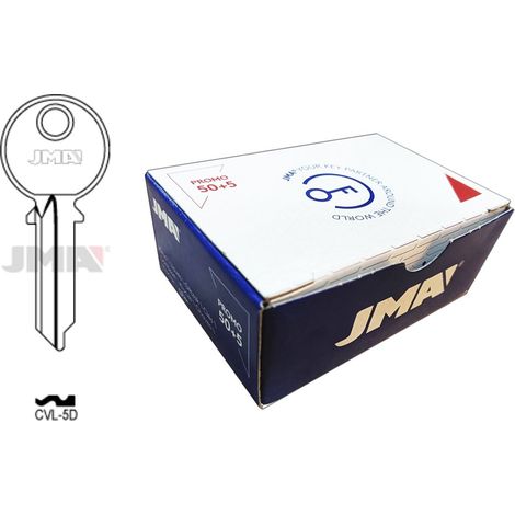 Ensemble de clés JMA Promo 50 clés + 5 gratuites en acier type A