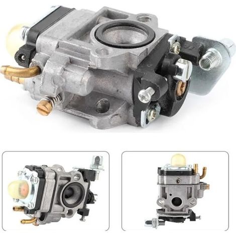 Carburateur pour moteurs 23CC, 25CC, 26CC, 33CC et 35CC, pièces détachées pour tronçonneuse, taille-haie et tondeuse à gazon.-AquaForge (1/5)