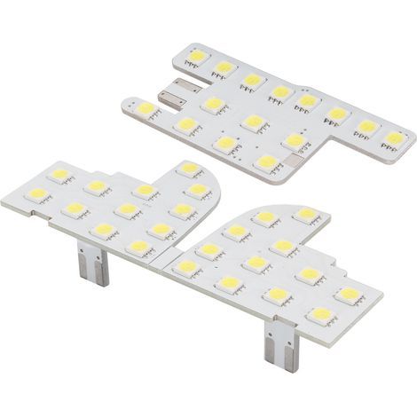 3er-Set LED-Deckenleuchten, 39 LEDs, 48 SMD, 12 V, 5 W, Weiß, 8000 lm, Fahrzeuginnenbeleuchtung, kompatibel mit CRV ab 2017 (1/5)