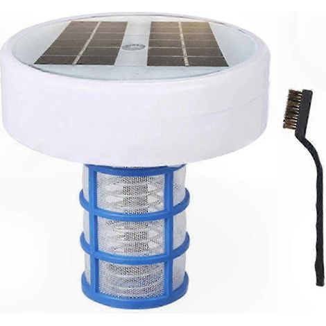 Purificateur d'eau de piscine à ions cuivre, flotteur solaire avec technologie minérale de purification, traitement naturel sans chlore (1/5)