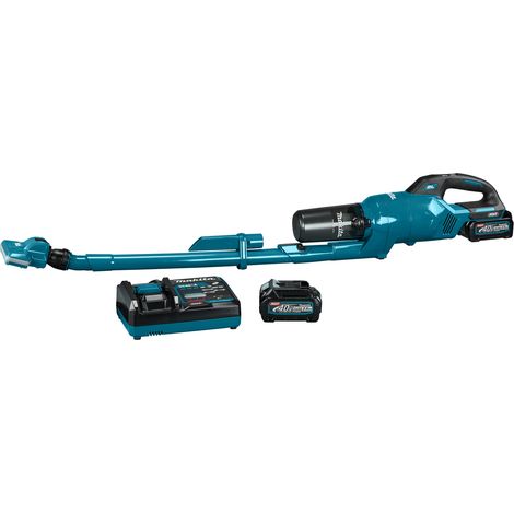 Aspirateur sans fil Makita CL003GD201 40 V 2x2 5 Ah accu.