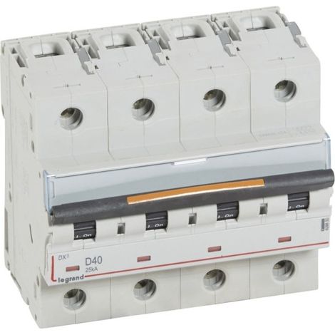 Legrand 409850 dx≥ circuit breaker - screw/screw - 4p/400v/40a/25ka