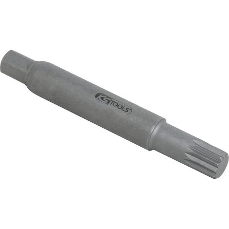 KS Tools 10 mm Stoßdämpfer-Vielzahn(XZN)-Gegenhalter-Bit-Stecknuss, M12 (1/3)
