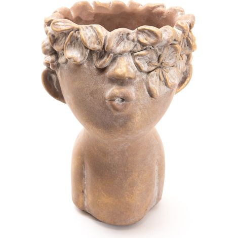 Amadeus - Vase enfant fleurs doré grand modèle (1/2)
