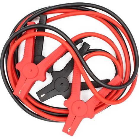 WURKO cable bateria 10 mm x 3 m 220a coche bolsa , Cable de batería. - Tamaño: 10 mm x 3 m. - GS CE, Coche. - Con bolsa portátil de plástico. - Pinzas de plástico 35mm. - Calidad s (1/3)