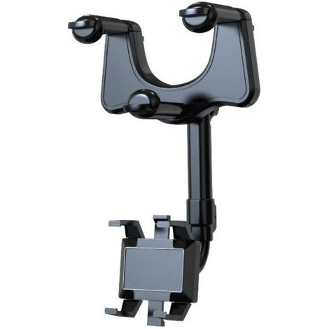 Support de téléphone de Voiture pour rétroviseur, Auto Support Téléphone Voiture Rotatif et Rétractable à 360° pour Tous Les Smartphones (1/5)