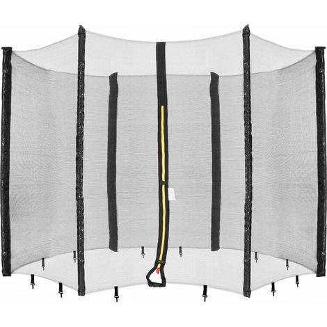Sicherheitsnetz für Trampolin Ø 305 cm – Höhe 1,80 m – Maschenweite 4–5 mm – UV-beständig – Einfache Montage