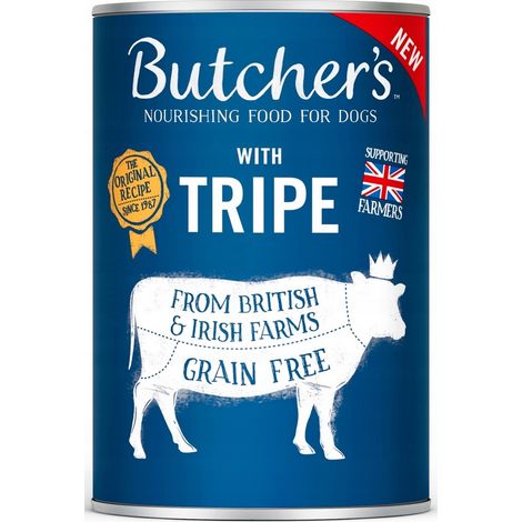 Butcher's Original Pansenmischung Pastete mit Pansen - Nassfutter für Hunde - 24 x 400 g (1/2)