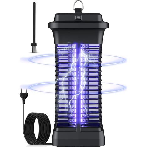 Lampe Anti Moustique, 6W Portée Efficace De 30m², Destructeur Électrique D'insectes avec Interrupteur Et Câble De 1,2m, Tue Efficacement Les Insectes Volants pour L'intérieur (1/5)