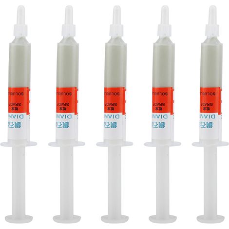 5 pièce/ensemble diamant meulage pâte à polir composé de rodage abrasif aiguille Tube W1.0 8000