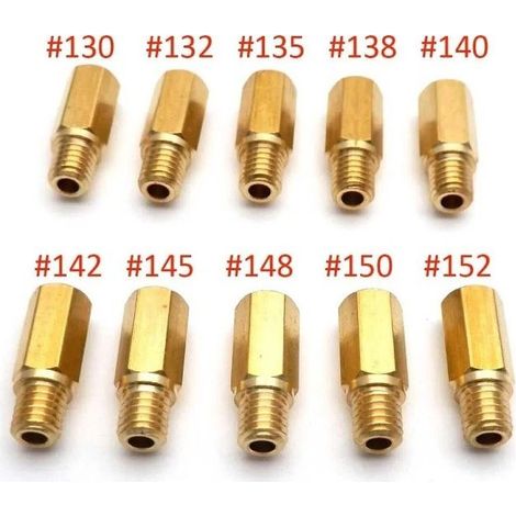 Applicable àInjecteurs principaux pour carburateurs Keihin OKO KOSO PE et PWK FCR (10 pièces par paquet)