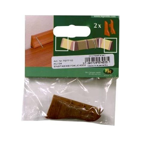 Endstück für Kunststoffleiste ku.04 Eiche rustikal Kunststoffleiste (1/2)