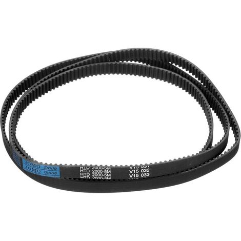 Courroie de Distribution Caoutchouc HTD-5M. Courroies d'Entraînement Synchrone à Boucle Fermée 400 Dents pour Poulie Imprimantes 3D. 2000x15x3.6mm (Longueur x Largeur x Hauteur) (1/5)