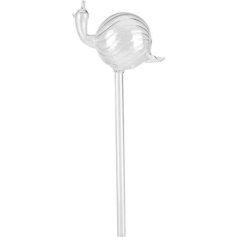 Dispositifs d'arrosage automatique pour plantes d'intérieur et fleurs, distributeur d'eau en verre transparent en forme d'escargot (1/4)