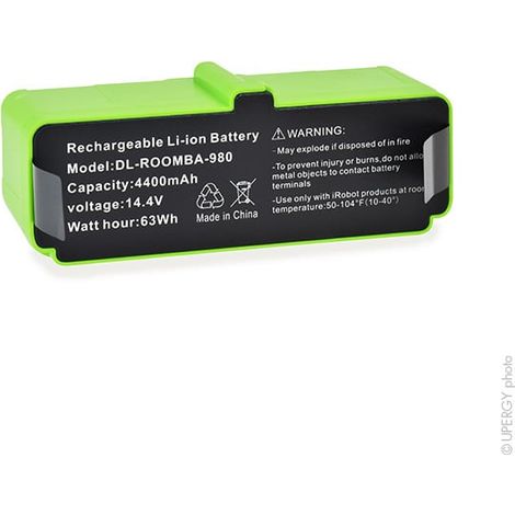 NX - Batterie aspirateur compatible iRobot grande autonomie 14.4V 4400mAh - 1170 (1/4)