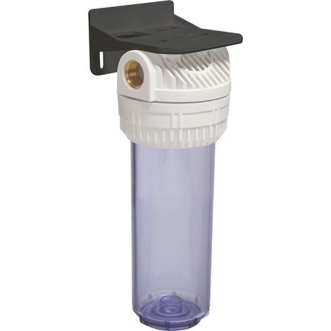 Porte filtre simple nu pour cartouche standard 9"3/4 – Filtration eau – Raccord 20/27 – Compatible cartouches 68mm – Aquawater