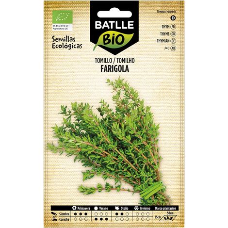 Graines Bio de Batlle - Thym (0,18g), aubergine, pourpre (1/5)
