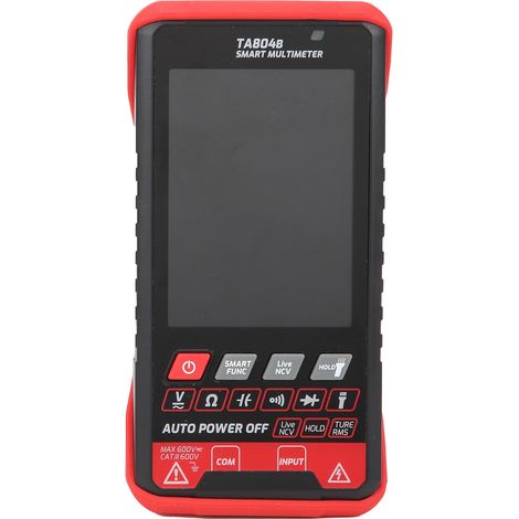 Multimètre automatique et manuel TA804B, multimètre portable intelligent avec écran couleur haute définition