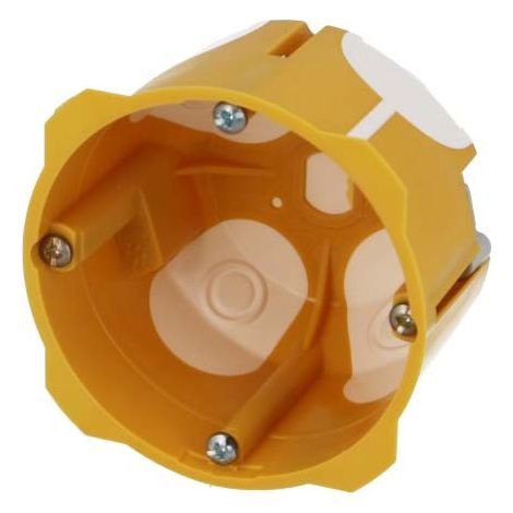 Boitier d'encastrement 1 poste 50mm – Étanche à l'air – Pour cloison creuse – Installation facile en espaces confinés – Kopos