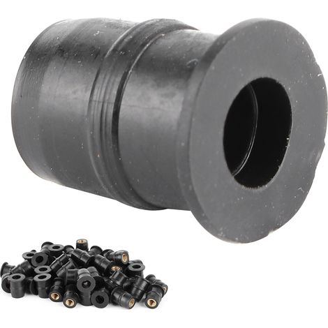 M5 écrous en caoutchouc 5mm métrique moto pare-brise carénage fixation outil50 pièces (1/5)