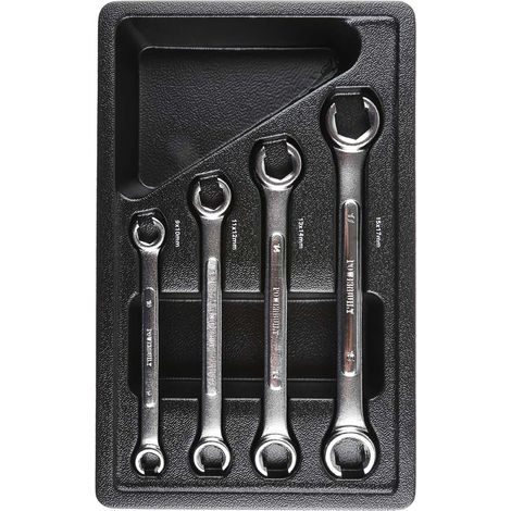 Jeu de clés 4 pièces en Acier chrome vanadium ( Prix pour 1 ) (1/3)