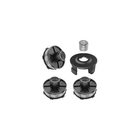 Lot de 3 bobines de fil nylon 1,6mm pour coupe-herbe Makita 18V Compatible DUR181/DUR181Z/DUR181RF Coupe efficace et rapide - 195858-1 (1/5)