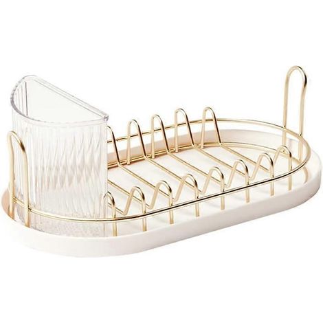 Séchoir à vaisselle à poser sur l'évier, organisateur d'ustensiles de cuisine, rangement pour la maison, 30 (1/5)