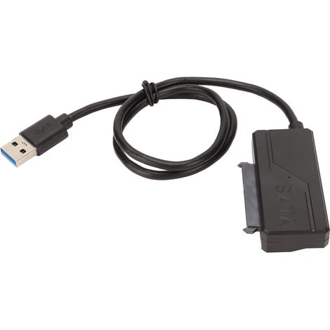 Câble adaptateur USB 3.0 vers SATA 12V 2A, branchez et utilisez, transfert rapide, convertisseur pour disque dur HDD SSD 2.5 3.5 pouces (1/5)