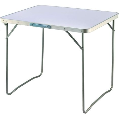 Table de camping, stand 80cm longue table pliante table de pique - nique portable en aluminium