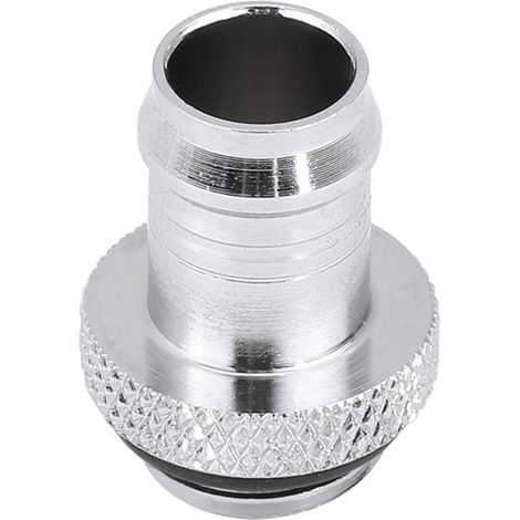 Adaptateur de Raccord G1/4" à Barbelure 3/8" pour Tubes Souples, Chromé pour Refroidissement PC (1/5)