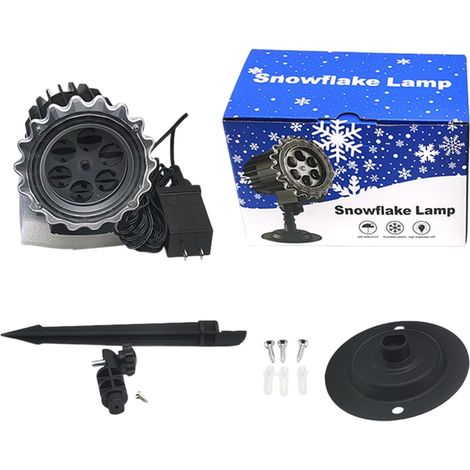 De Flocons De Neige Lampe Projecteur Chute De Neige tanche (1/5)