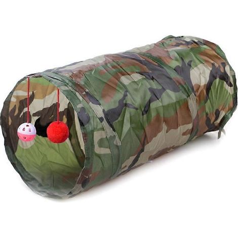 Tunnel pour chat, jouet interactif pour chatons et autres animaux de compagnie, idéal pour les jeux et l'entraînement.