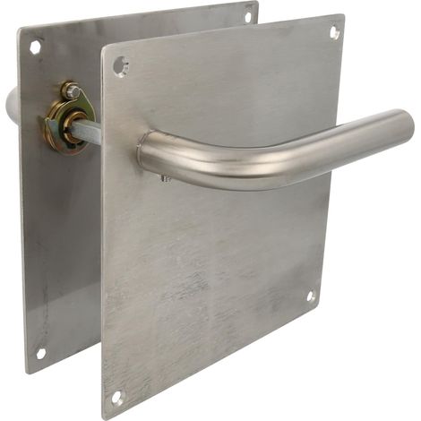 AMIG  Poignées sur plaque  4C  180 x 180 mm  Acier inoxydable AISI 304  Mat (1/5)